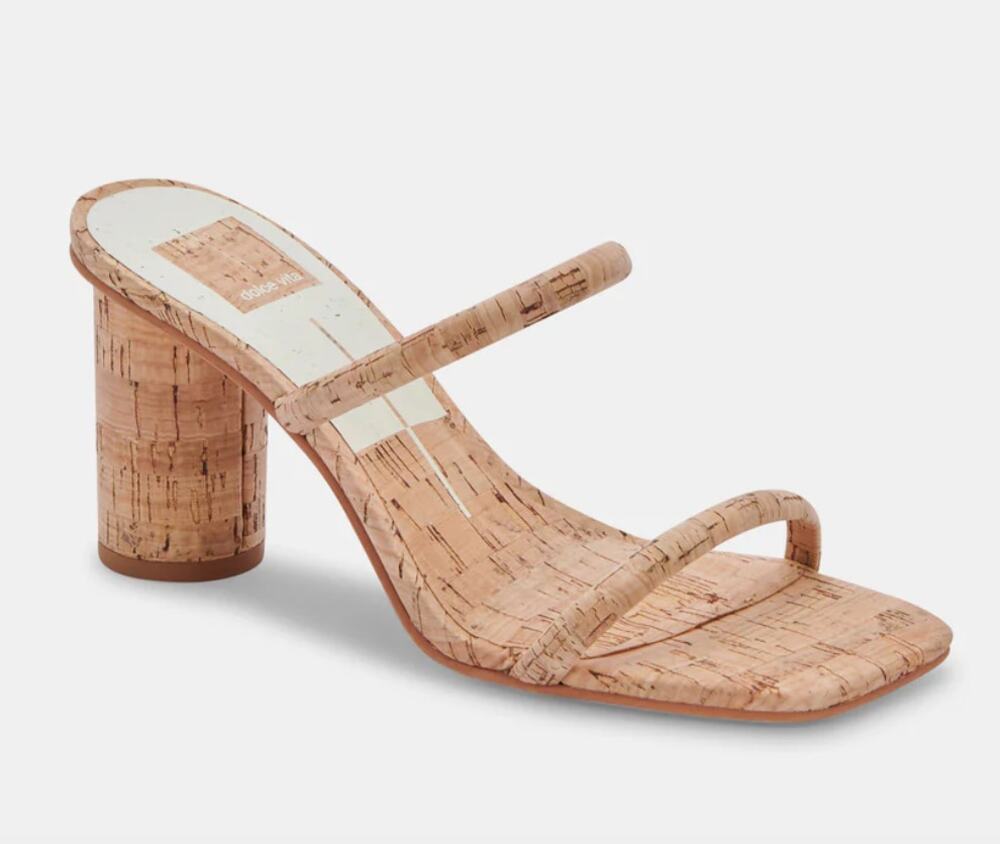 DOLCE VITA New in Box Noles Strappy Heel in Natural Cork // 11